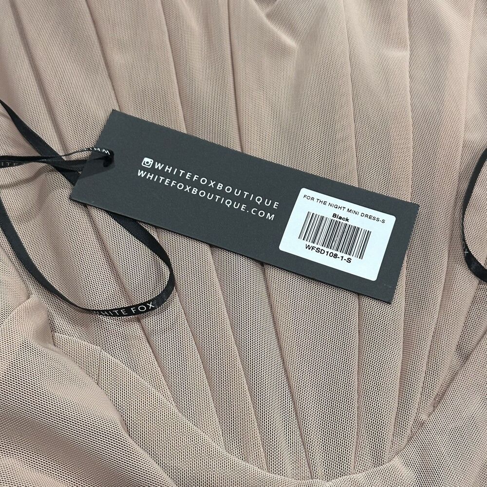 White Fox Boutique rushed strapless size small mini dress - Picture 9 of 9